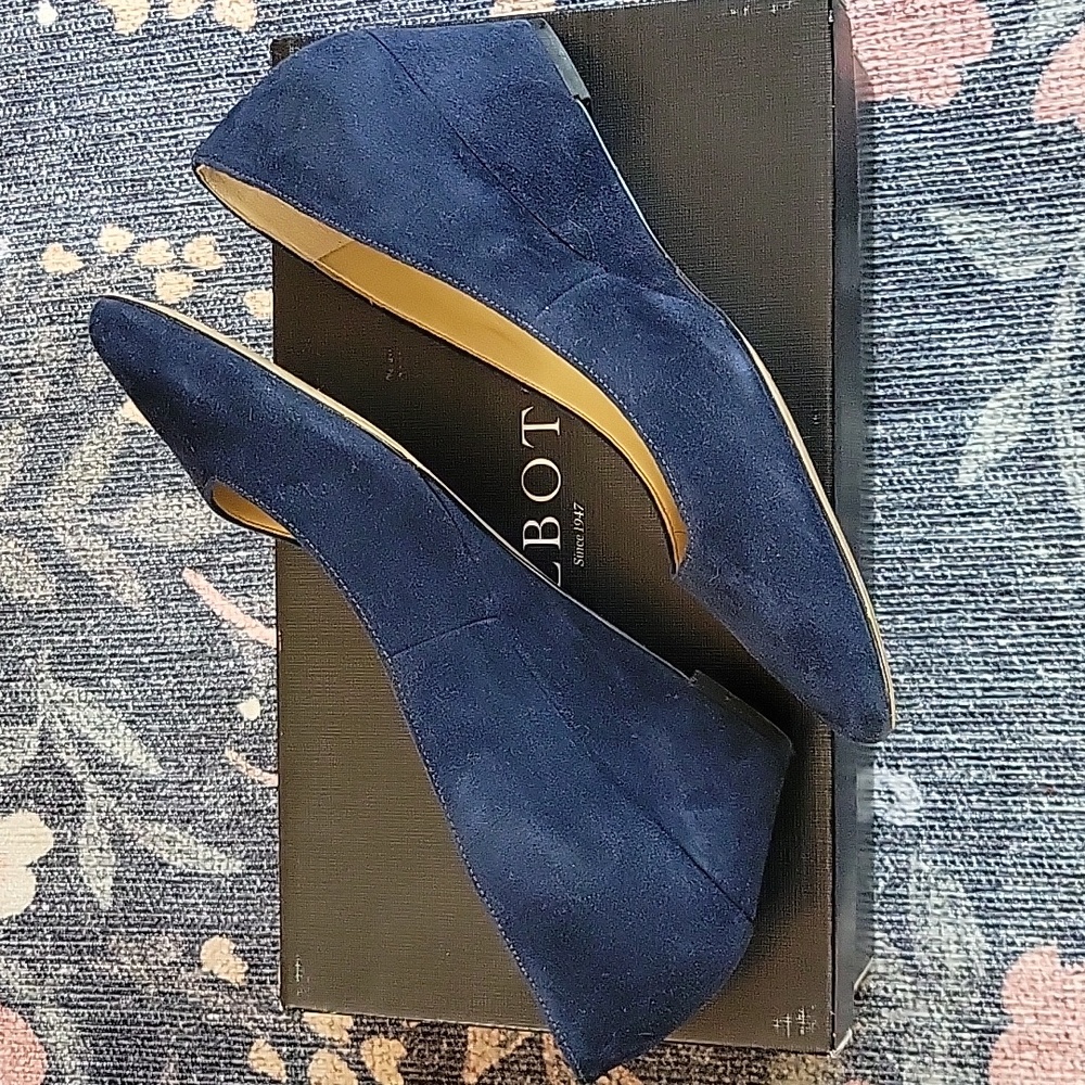 Talbots Indigo Blue Laney Wedge - Picture 3 of 4